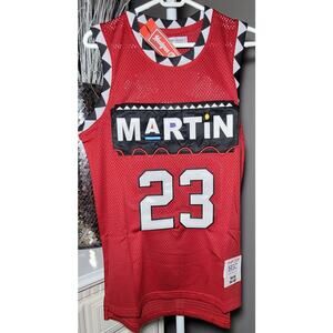 Martin Payne Basketball Jersey Mens Medium Red Headgear Classics 23 Marty Mar